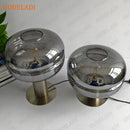 Axyaa Minimalist Glass Table Lamp for Bedroom - Designer Art Decoration Lighting