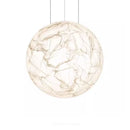 Axyaa Modern Moon LED Pendant Light: Nordic Designer Chandelier for Home, Kitchen, and Staircase