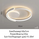 Axyaa Modern LED Ceiling Light for Living Dining Bedroom Study - Indoor Decorative Lighting Fixtures
