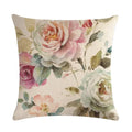 Axyaa Spring Paris Bird Flower Pillowcase Set for 45x45 Cm Pillows