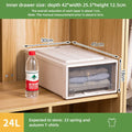 Axyaa Brown Drawer Storage Box for Clothes, Toys, Shoes - Space-Saving Organizer
