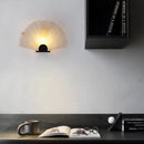 Axyaa Marble Fan Wall Lamp: Nordic Skipper Style for Living Room, Bedroom, Corridor