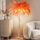 Axyaa Ostrich Feather Floor Lamp - Light Luxury Modern Design