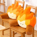 Axyaa Lumbar Support Cushion for Office, Car, Sofa - Flame Pattern, Comfortable Sitting Experience