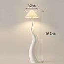 Axyaa Minimalist LED Floor Lamp with Remote Control Dimming - Nordic Ins Style