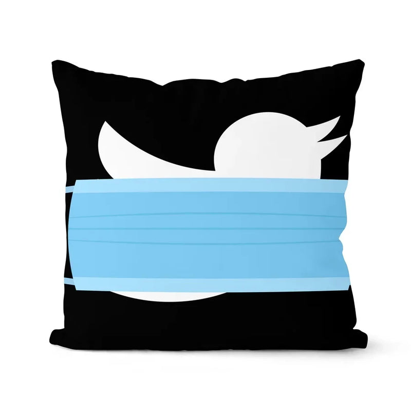 Axyaa Soft Mask Cushion Cover Set - Home Decor Pillowcase Collection