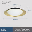 Axyaa Round LED Ceiling Light - Nordic Modern Minimalist Home Decor