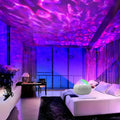 Axyaa Aurora Galaxy Night Light Projector - RGB Water Ripple LED Ambiance