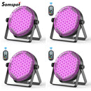 Axyaa LED Par Lights RGBW Stage Lighting for Party, Concert, Church - 4PCS