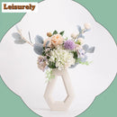 Ceramic Flower Vase Set Axyaa - Living Room Wedding Decor Arrangement