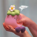 Axyaa Silicone Eggplant Night Light: Dimmable, Rechargeable, Touch Control
