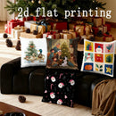 Axyaa Christmas Pillow Covers for Sofa, Bedroom, Car - Assorted Prints Pattern Pillows