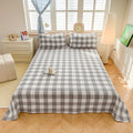 Axyaa Cotton Yarn-Dyed Washed Sheets | Soft & Skin-Friendly Single-Piece Solid Color Sheets