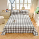 Axyaa Cotton Yarn-Dyed Washed Sheets | Soft & Skin-Friendly Single-Piece Solid Color Sheets
