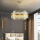 Axyaa Crystal Chandelier for Living Room, Bedroom, Dining Room & Home Decoration