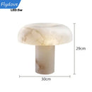 Axyaa Marble Table Lamp LED Light for Bedroom, Dressing Table, Study Desk