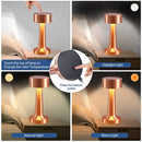 Axyaa Metal Touch Table Lamp | LED Rechargeable Night Light | Decor for Home & Business