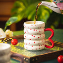 Axyaa Ceramic Donut Mug - 400ml Coffee Cup for Home & Office, Ideal Gift