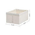 Axyaa Clothing Storage Box - Stackable Wardrobe & Kitchen Organizer