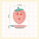 Axyaa High Aesthetic Ceramic Fruit Plate for Desserts and Snacks