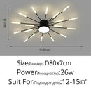 Axyaa Sunflower Chandelier LED Ceiling Light for Home Illumination