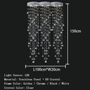 Axyaa Crystal LED Pendant Lamp for Restaurant Bar Counter, Minimalist Design