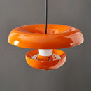 Axyaa Minimalist Pendant Lights: Modern Design in Orange, White, and Black