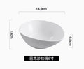 Axyaa Ceramic Slanted Mouth Salad Bowl Set - Creative Vegetable Fruit Plate Soup Bowl