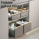 Axyaa Kitchen Sink Pull-out Rack Cabinet Basket Organizer