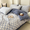 Axyaa Home Cotton Queen Bedding Set with Sheets Comforter Cover Pillowcase