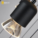 Axyaa Geometric Frame Pendant Light with Adjustable Spotlights
