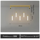 Axyaa LED Chandelier for Dining Room - Modern Energy Saving Pendant Lighting