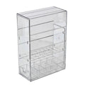 Axyaa Makeup Brush & Lipstick Holder, Divided Storage Rack for Dressing Table