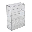 Axyaa Makeup Brush & Lipstick Holder, Divided Storage Rack for Dressing Table