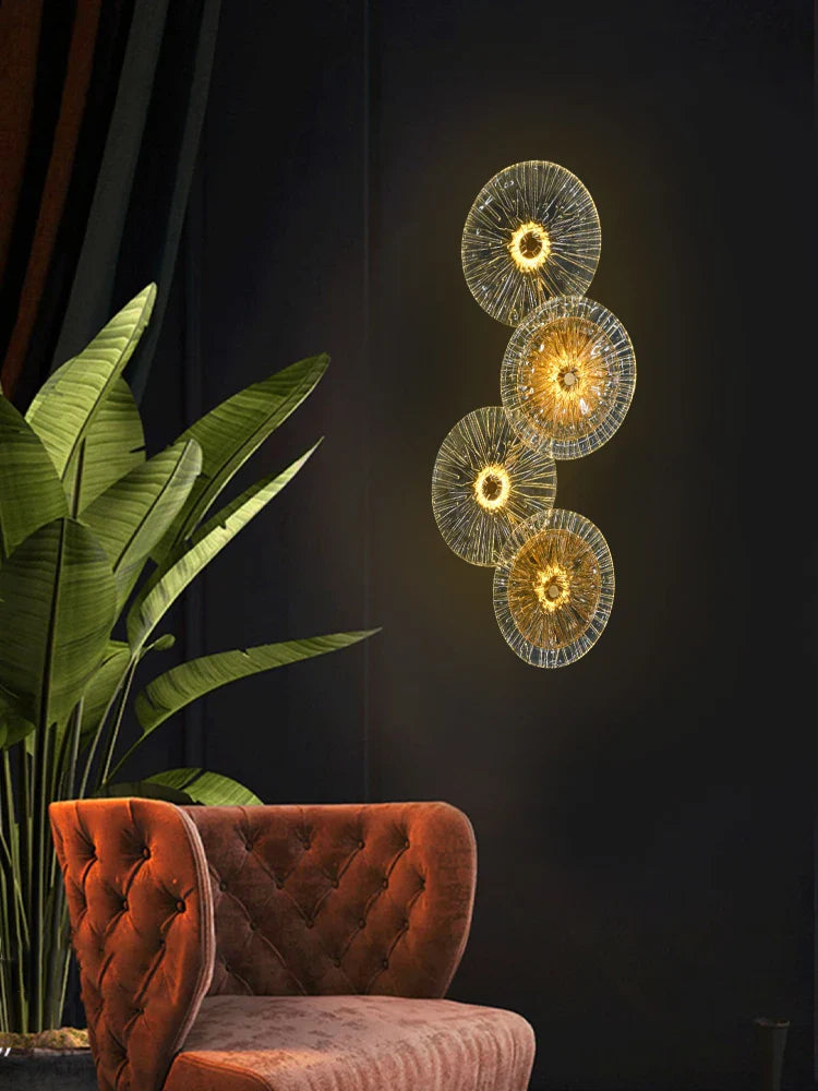 Axyaa Round LED Wall Lamp for Bedroom and Corridor Lighting