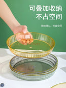 Axyaa Round Fruit Tray Tea Table Cake Tray for High Grade Dried Fruits