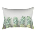 Axyaa Plant Art Polyester Rectangle Cushion Cover - Elegant Home Decor for Living Room Sofa