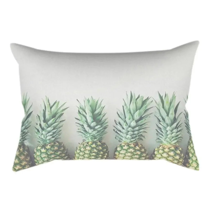 Axyaa Plant Art Polyester Cushion Cover Elegant for Living Room Sofa 30x50cm