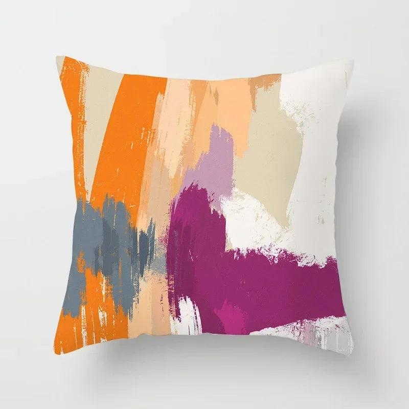 Nordic Abstract Velvet Pillow Cover by Axyaa - Simple & Chic