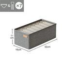 Axyaa Clothing Organizer Box for Drawer Storage Organizing Pants, Underwear, Socks