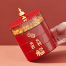 Axyaa Multi-Layer Stackable Food Storage Box - Organize Candy, Snacks & Fruits