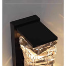 Axyaa Nordic Black Metal Wall Lamp - Minimalist LED Light for Indoor & Outdoor Spaces