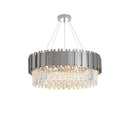 Axyaa Art Deco Crystal Tier Chandelier for Dinning Room