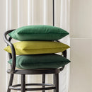 Green Velvet Throw Pillow Cover 45*45cm - Axyaa Ultra Soft Pillowcase