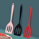 Axyaa Silicone Flat Bottom Pan Spatula Heat-resistant Non Stick Frying Tool