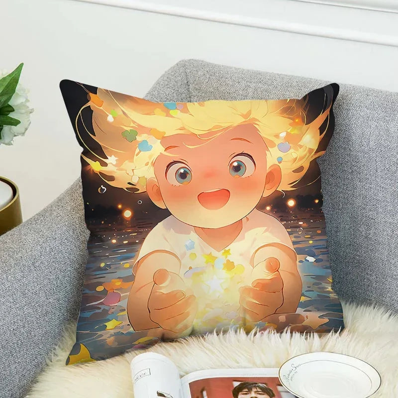 Axyaa Star Girl Anime Body Pillow Cover for Stylish Home Decor