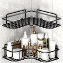 Axyaa Bathroom Triangle Storage Rack Shower Caddy Shelf Wall Hanging Organizer