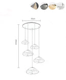 Axyaa Nordic Chandeliers for Dining Room Indoor Lighting Fixture
