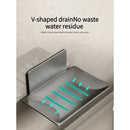Axyaa Wall Mounted Aluminum Alloy Soap Holder with Drainage, Bathroom Soap Dish