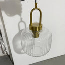 Axyaa Modern Glass Chandelier LED Pendant Lights for Home Decor